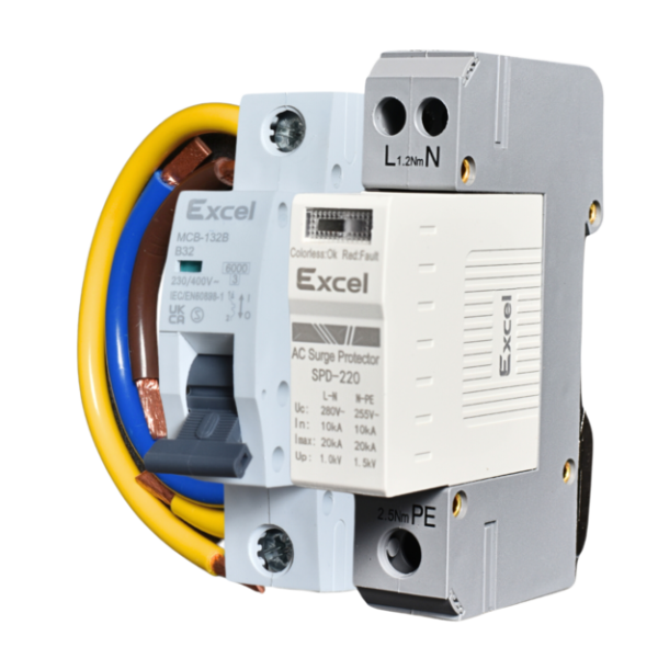 SPD 2 Pole 20kA Kit